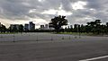 Imperial palace front entrance field