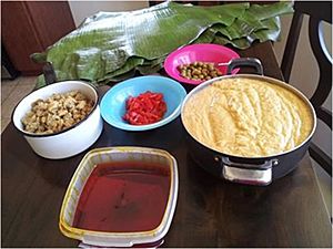 Ingredients for pasteles