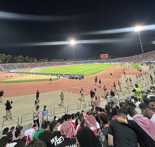 Inside the Amman International Stadium