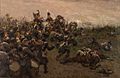 J. Hoynck van Papendrecht - De divisie Chassé in de slag bij Waterloo, 1815 - B186 - Rijksmuseum (cropped)