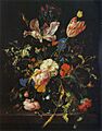 Jan Davidsz de Heem - A Vase of Flowers - c. 1660-1665