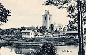 Järvsö Church around 1910.