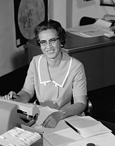 Katherine Johnson at NASA, in 1966