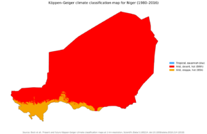 Koppen-Geiger Map NER present