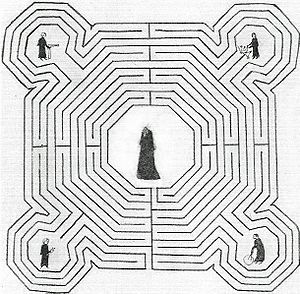 Labyrinthe Gaucher Jean Lou Jean d'Orbais Bernard de Soissons dessin jacques Cellier XVIe html m7e77111d