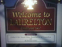 Laurelton sign