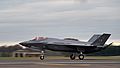 Lockheed Martin F-35A Lightning II of the 495th Fighter Squadron lands at Royal Air Force Lakenheath, 15 December 2021 (211215-F-AF202-0317)