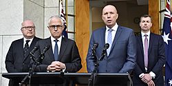 Malcolm Turnbull announces home affairs portfolio 2017