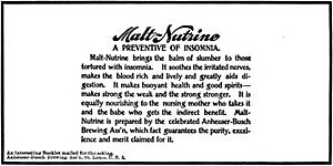 Malt-Nutrine, 1898