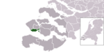 Location of Vlissingen