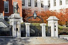Massachusetts State House Front Gate