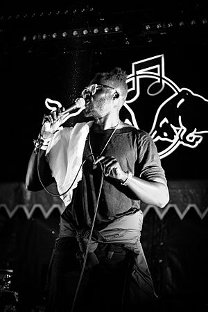 Mickey Lightfoot at Field Day festival, London, 2014.jpg