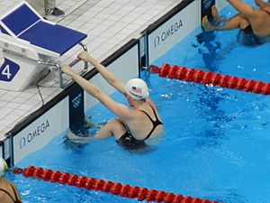 Missy Franklin London 2012 200m Backstroke Heats
