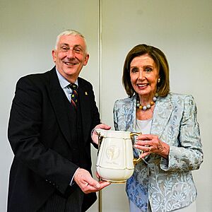 Nancy Pelosi joins Lindsay Hoyle for 20th G7 Speaker's Meeting (3)