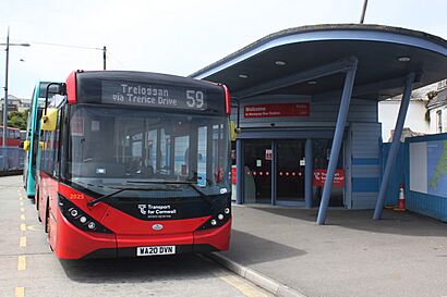Newquay Bus Station - Go Cornwall 2025 (WA20DVN).JPG