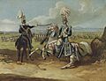 Officiers du 17e régiment de lanciers britannique, 1825