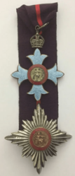 Order of the British Empire. KBE star and badge, 1917–1935