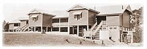 Original timber building with 8 classrooms, Rainworth State School, 1928