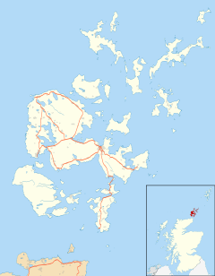 Tankerness is located in Orkney Islands