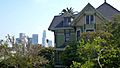 Phillips house and Downtown L.A.
