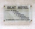 Plaque Beat Hotel, 9 rue Gît-le-Cœur, Paris 6