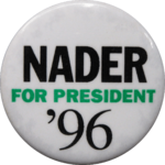 Ralph Nader 1996 button 00