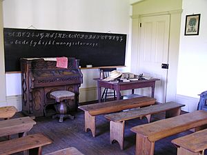 Reconstructed classroom, Storer College