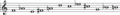 Retrograde tone row