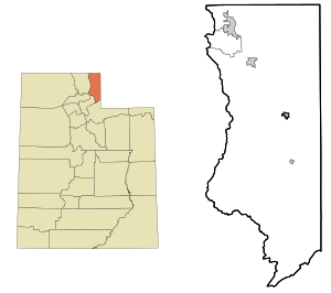 Rich County Utah incorporated and unincorporated areas