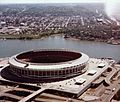 Riverfront Stadium in Cincinnati, Ohio