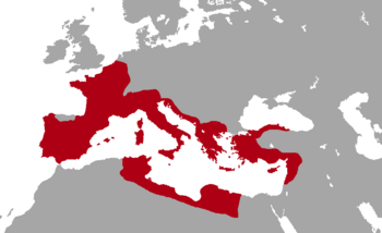 Roman provinces on the eve of the assassination of Julius Caesar, 44 BC