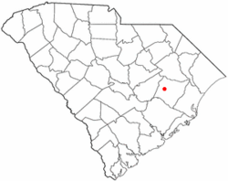 Location in Williamsburg County, South Carolina
