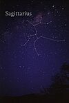 The constellation Sagittarius