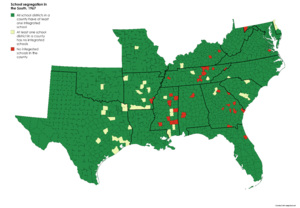 School segregation in 1967