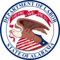 Seal of the Alabama Department of Labor
