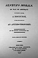Seneca's-Morals title-page