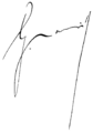 Signature de Gaston Monnerville - Archives nationales (France)