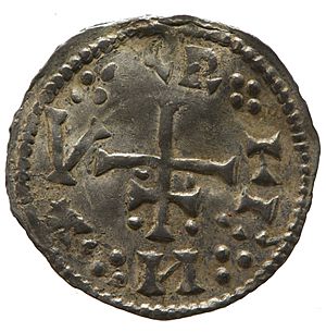 Silver penny of Cnut (YORYM 2000 594) obverse