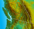 South BC-NW USA-relief CaribooplusChilcotin