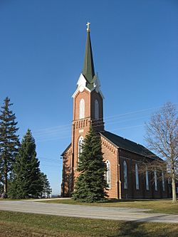 St. Patrick's Church in Glynwood, front and northern side
