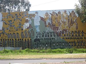 St Georges Road Aboriginal history mural 3