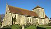 St Margaret's Church, The Green, Rottingdean (NHLE Code 1381000) (December 2016) (3).jpg