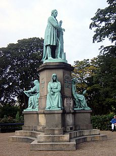 Statue of Hans Christian Øersted, Øerstedsparken, Copenhagen