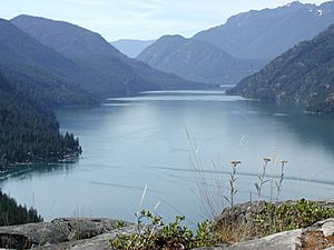 View of Stehekin and the north end of Lake Chelan.