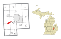 Location within Genesee County