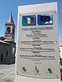 Targa a memoria degli esuli Giuliano-dalmati in San Michele dei Mucchietti