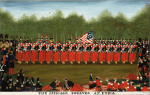 The Chicago Zouaves Cadet Drill Team at Utica