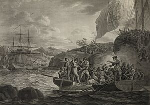 The Spanish insult to the British flag at Nootka Sound LCCN2003665189 (cropped)