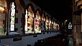 The north aisle windows of St. Peter's