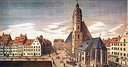 Thomaskirche und Thomasschule zu Leipzig
